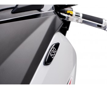 MIRROR COVERS FOR YAMAHA T-MAX 530 2012-2019/ T-MAX 560 2020-2021 - BLACK